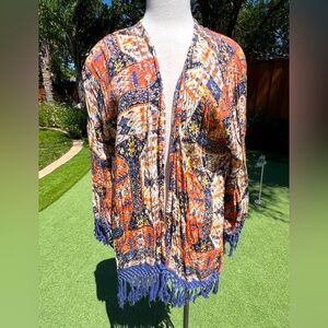 RVCA Multicolor Abstract Shawl